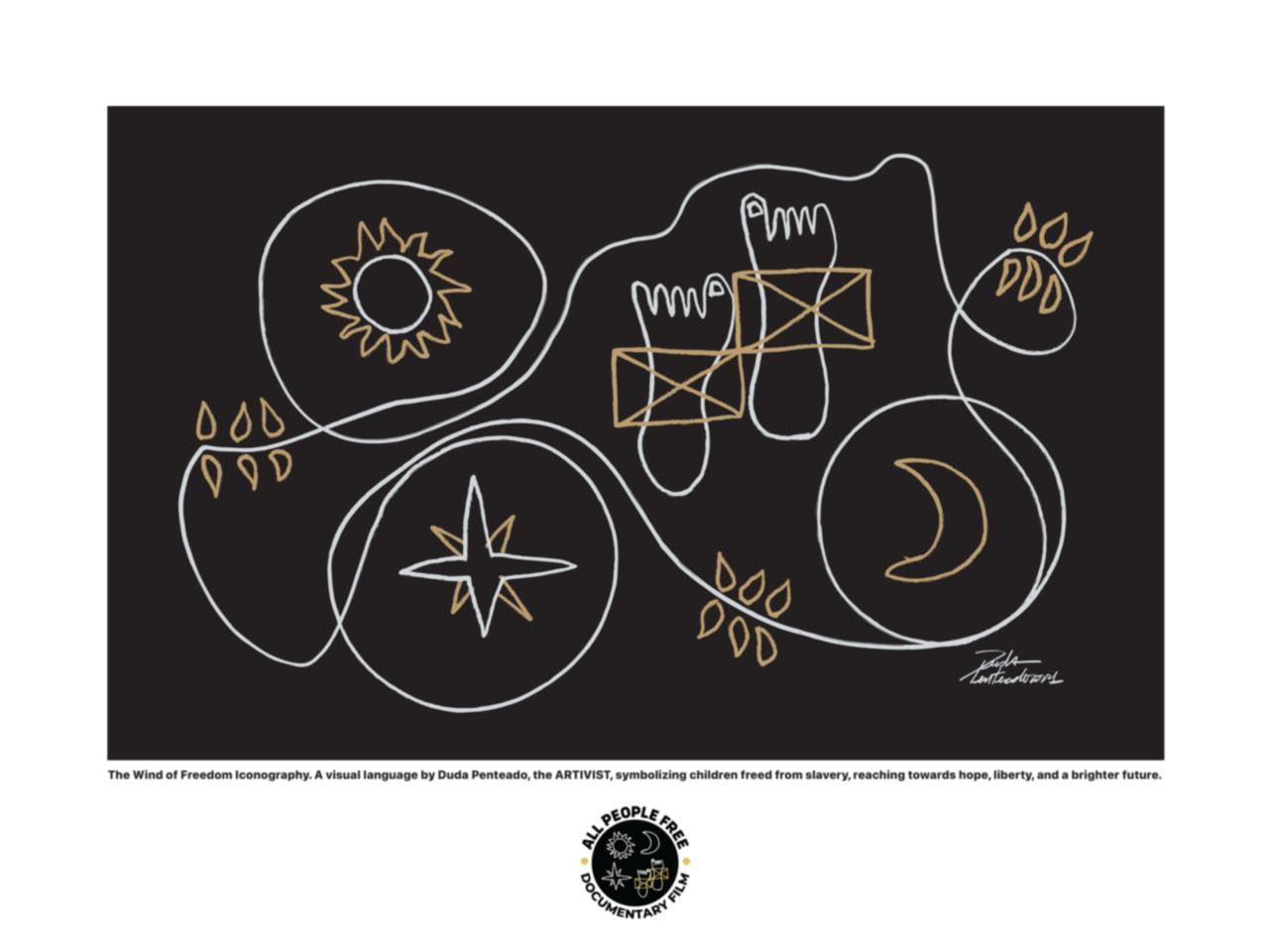 All People Free signed poster edition