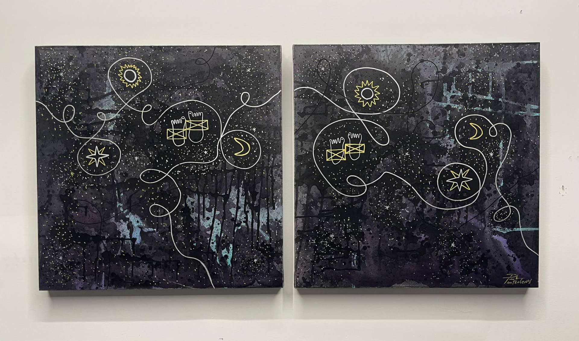 Wind of Freedom diptych by Duda Penteado